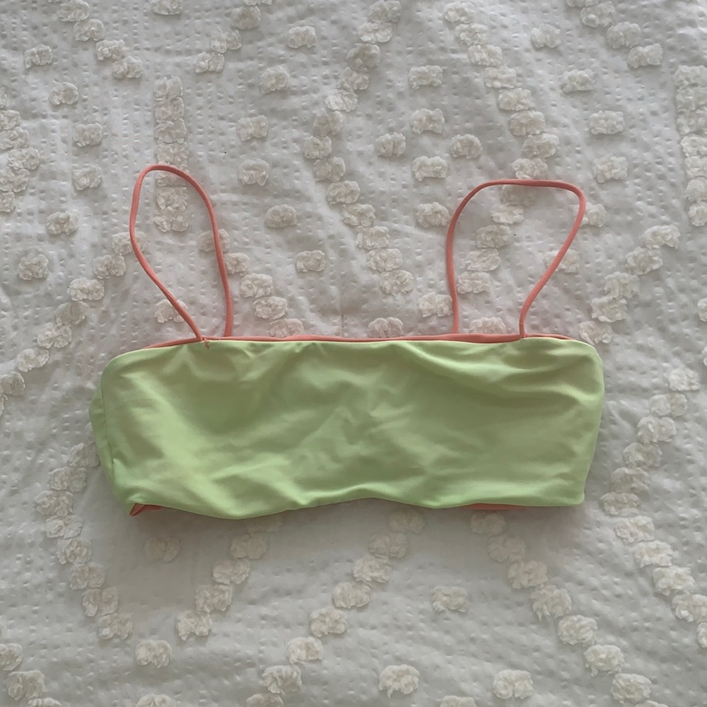 Women’s Lime Green Bikini Top